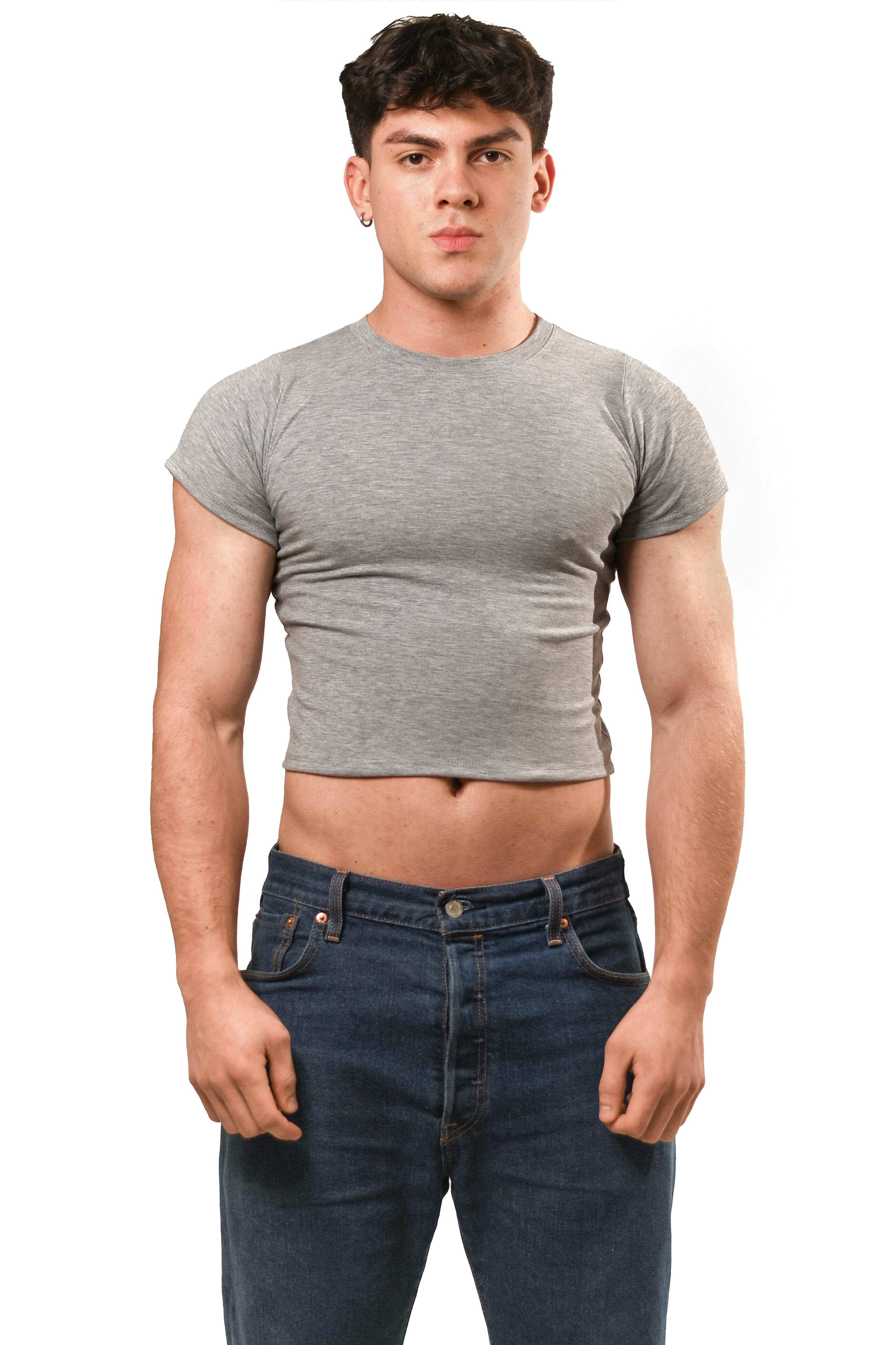 Moon Gray Magnet Baby Tee