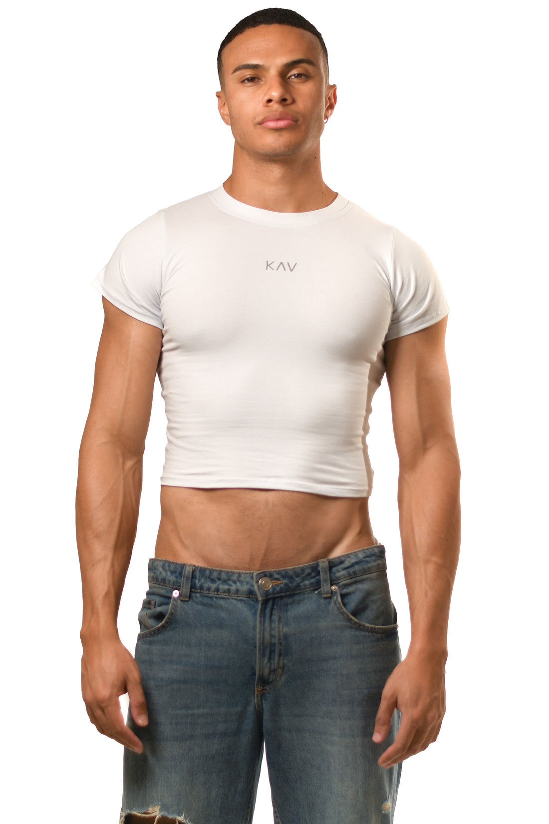 White Magnet Baby Tee