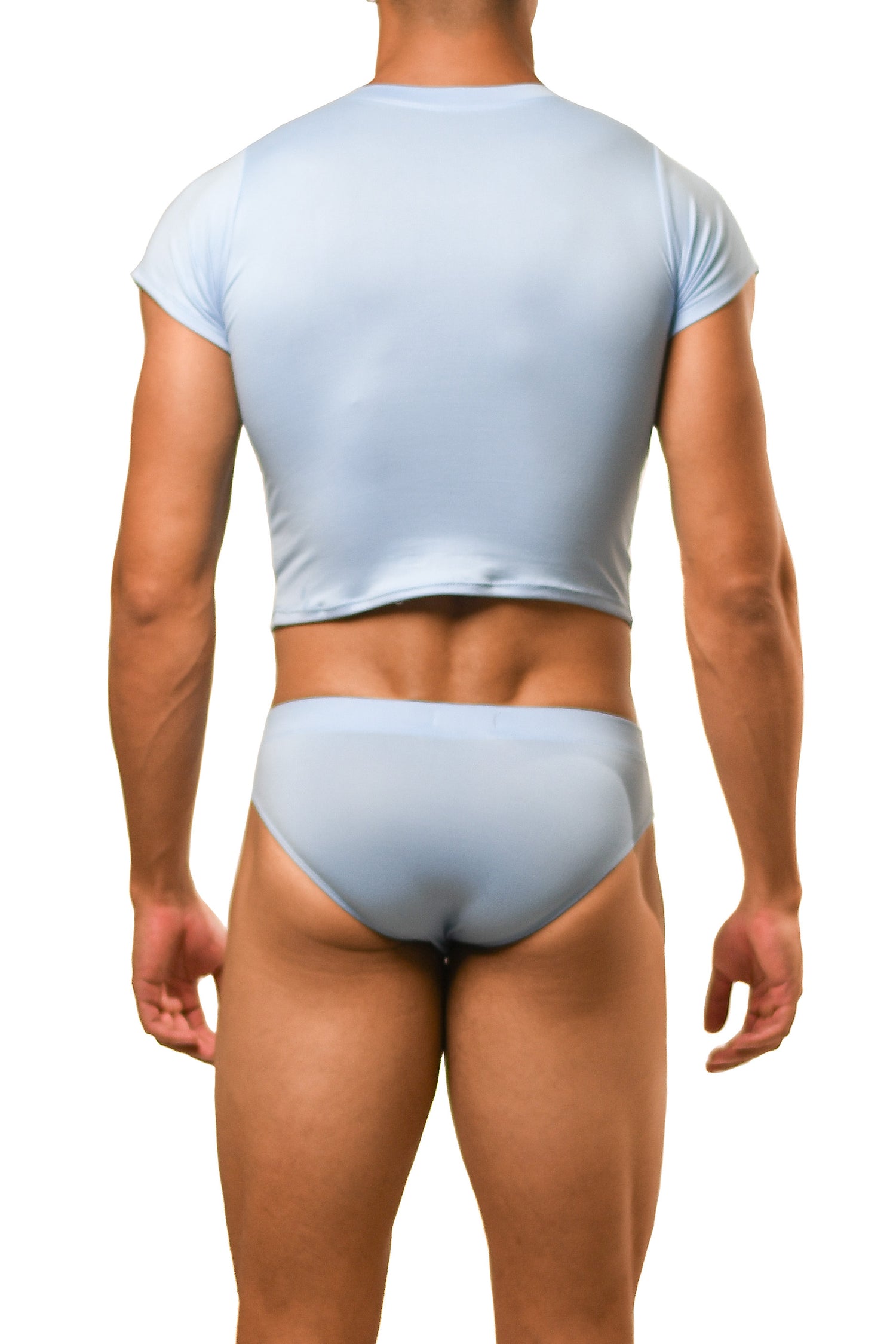 Baby Blue Magnet Baby Tee Brief Set
