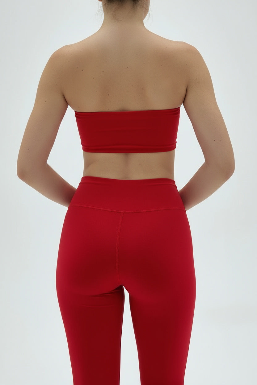 Red Original Cotton Jersey Mini Bandeau Top