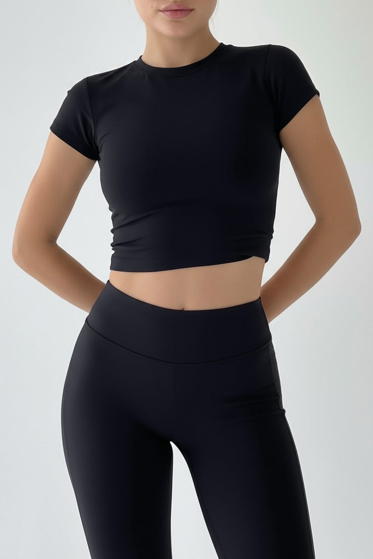 Black Original Cotton Jersey Baby Tee