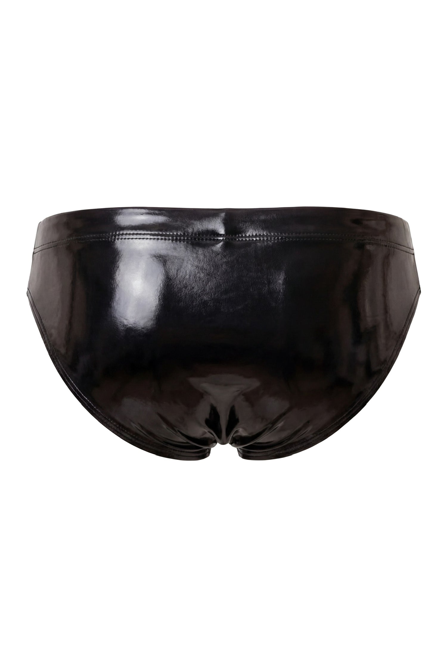 Metallic Black Minimal Swim Brief