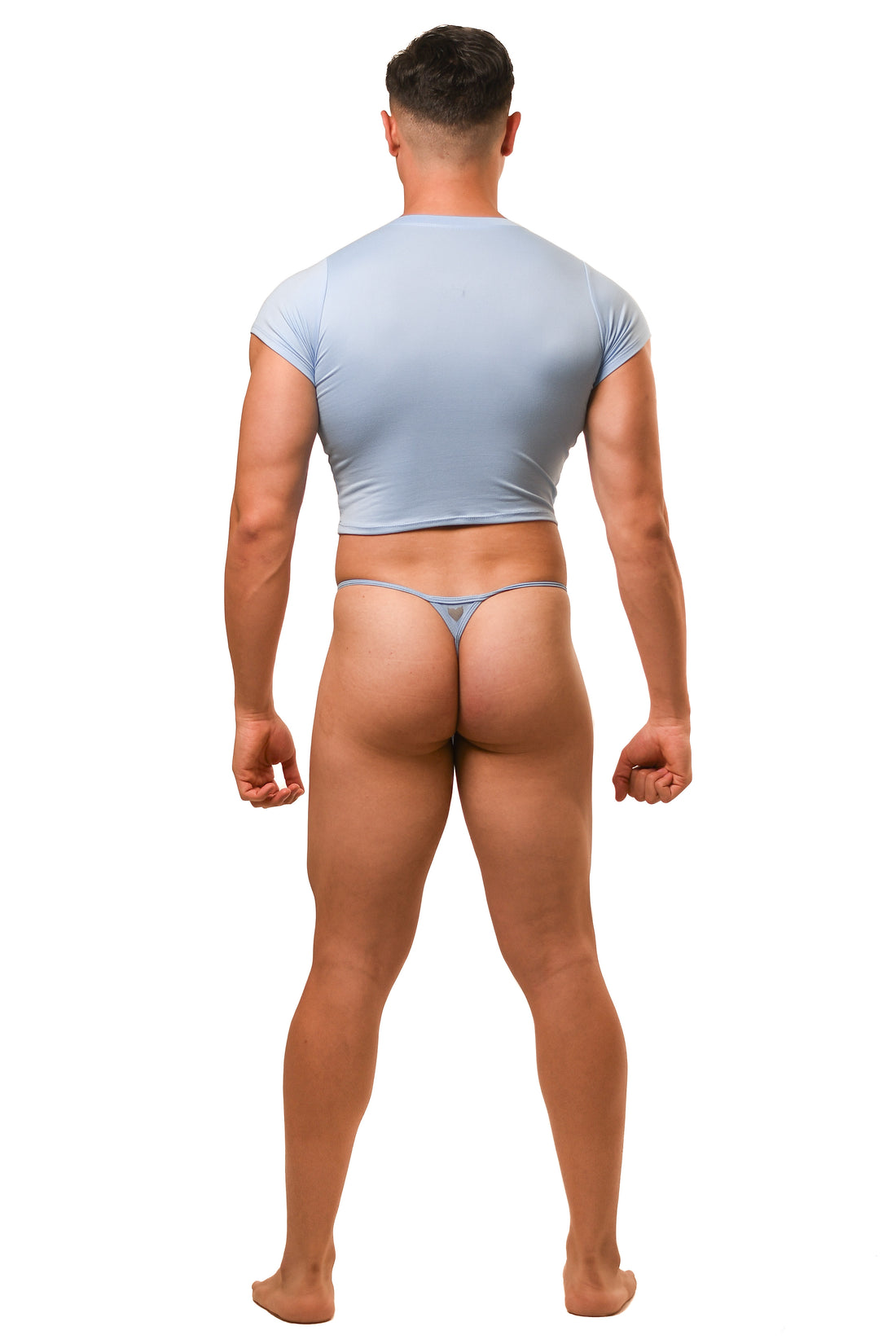 Baby Blue Alberto G-String Set