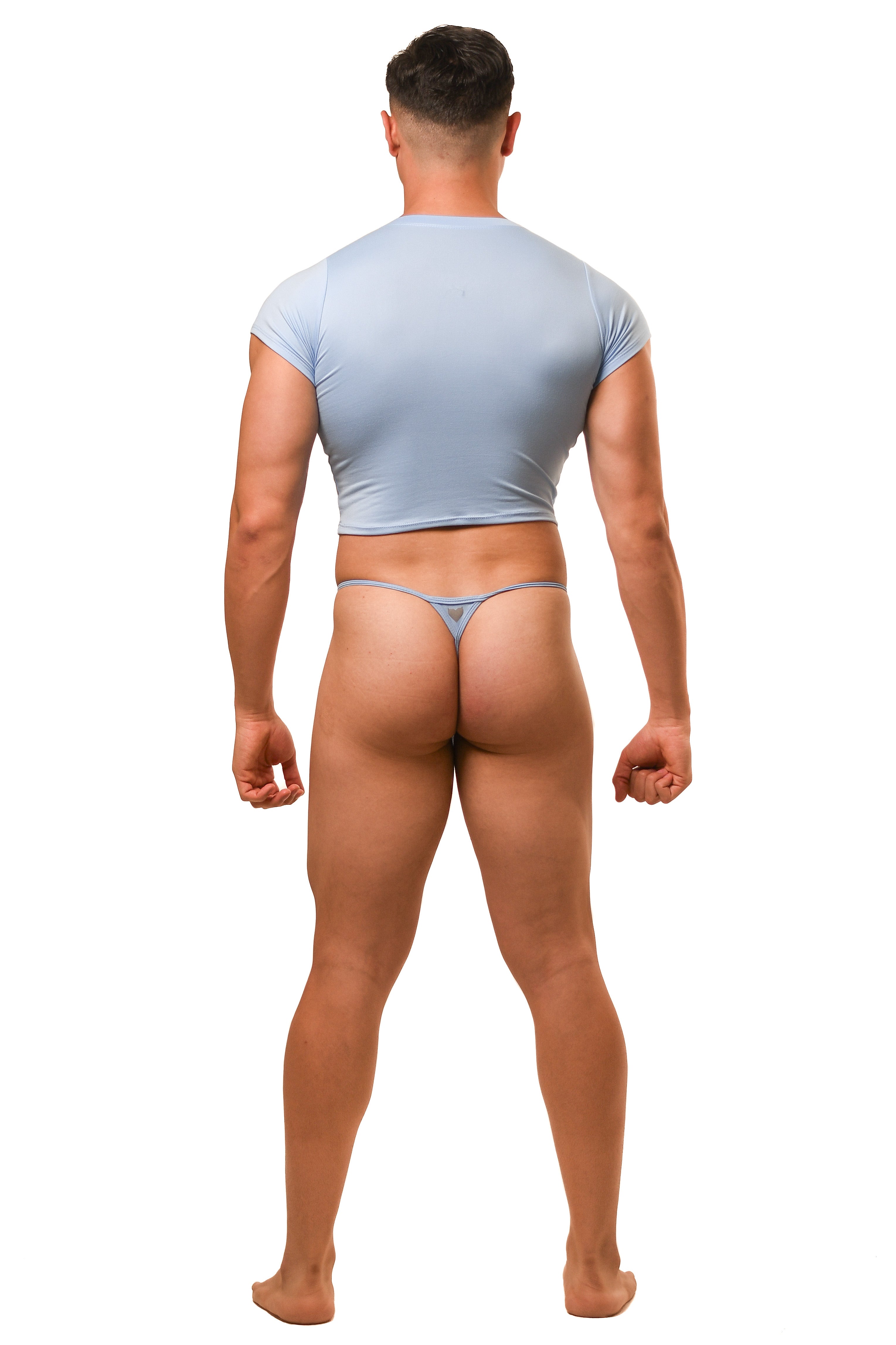 Baby Blue Alberto G-String Set