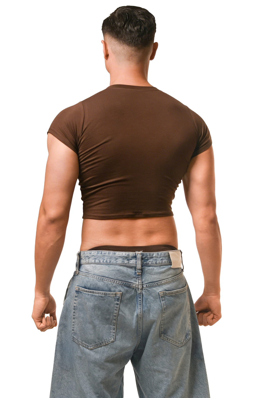 Dark Brown Magnet Baby Tee