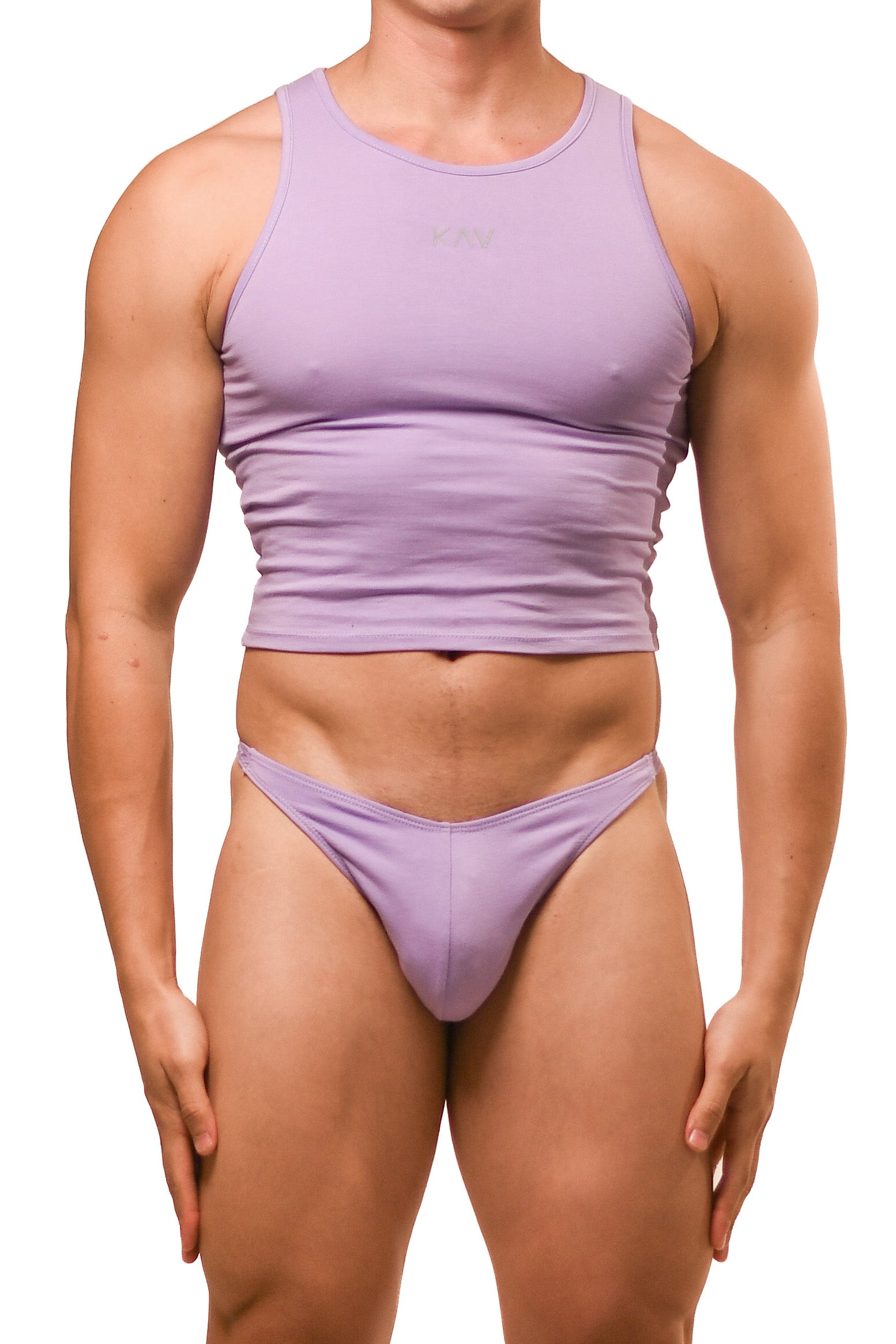 Lilac Gabriel Thong Set