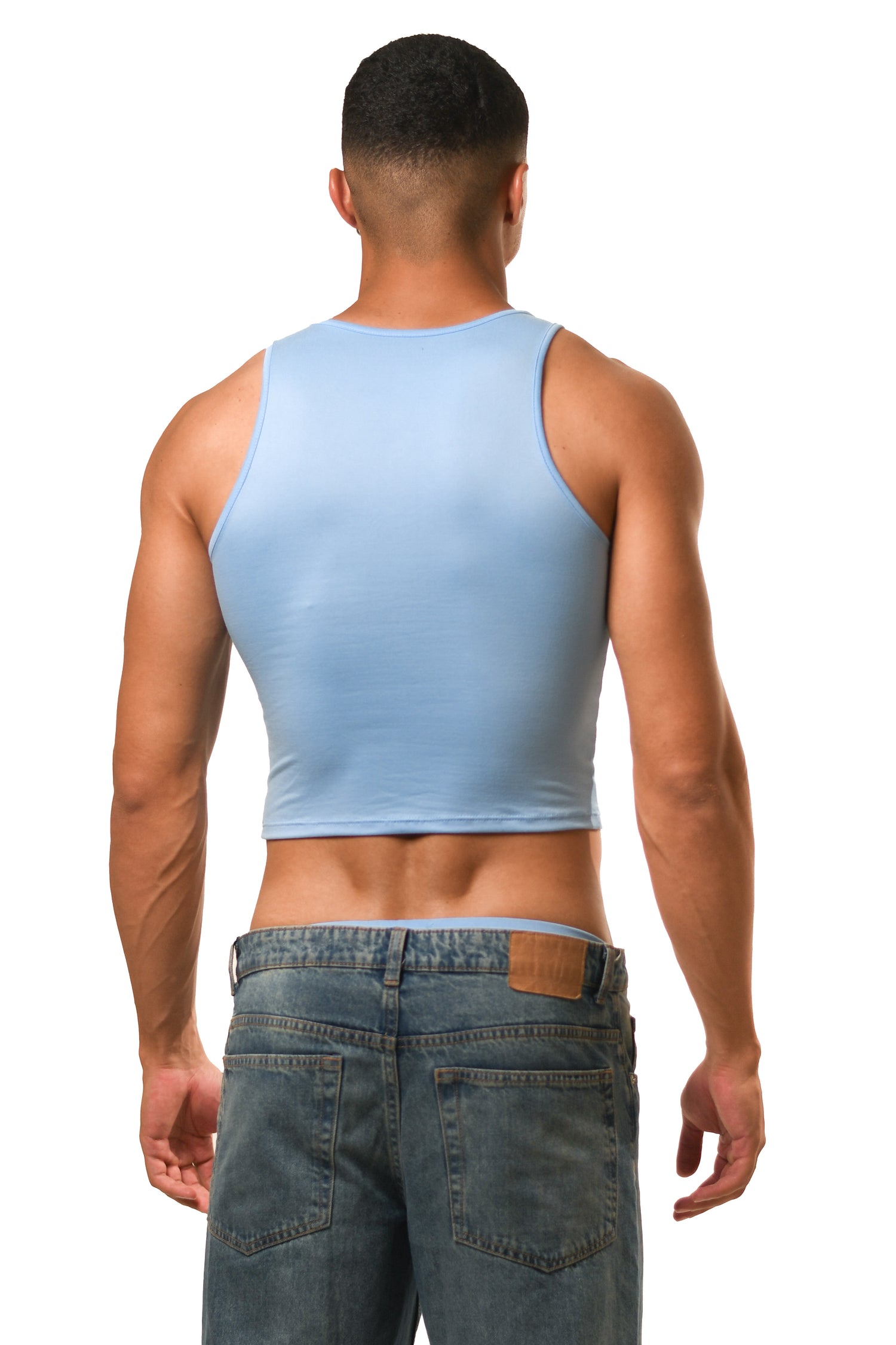 Baby Blue Magnet Tank Top