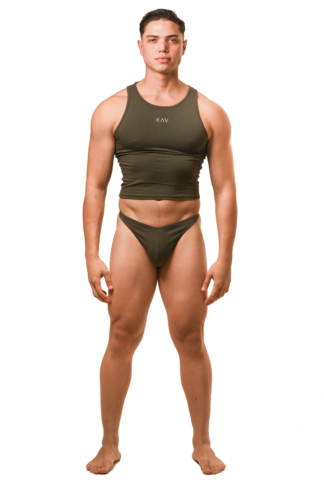 Dark Green Gabriel Thong Set