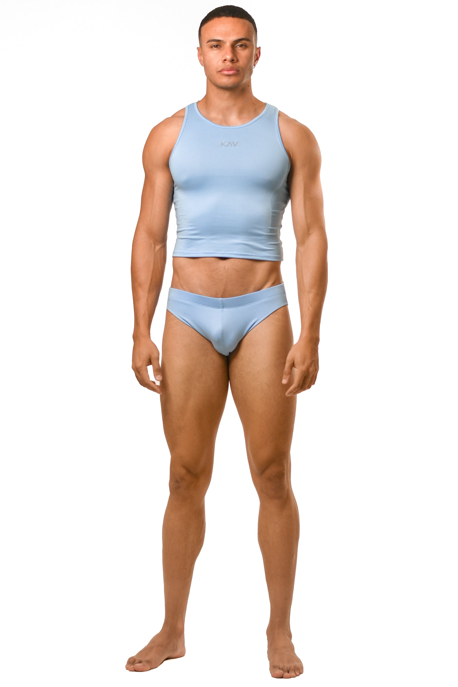 Baby Blue Magnet Tank Top