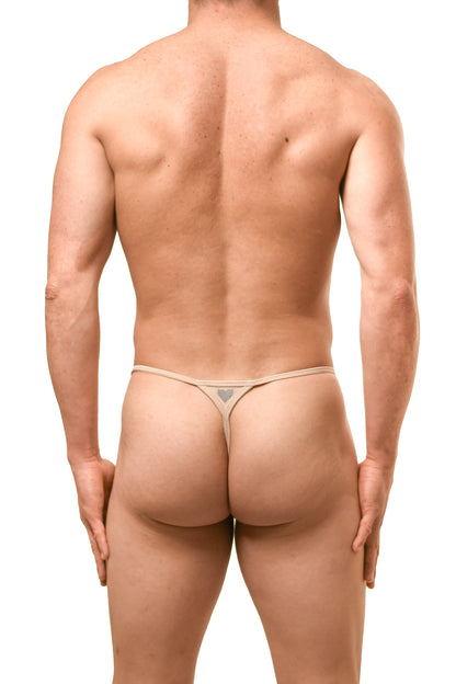 Beige Men G-String Thong