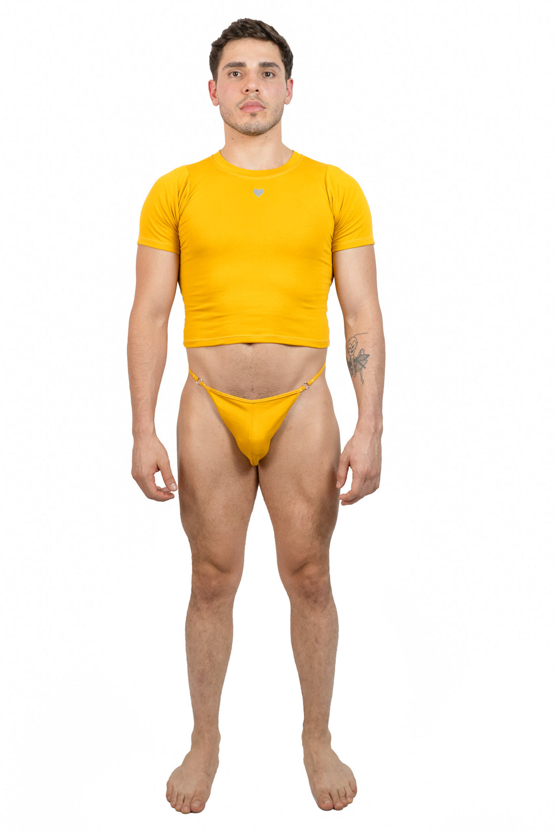 Yellow Mustard Alberto G-String Set