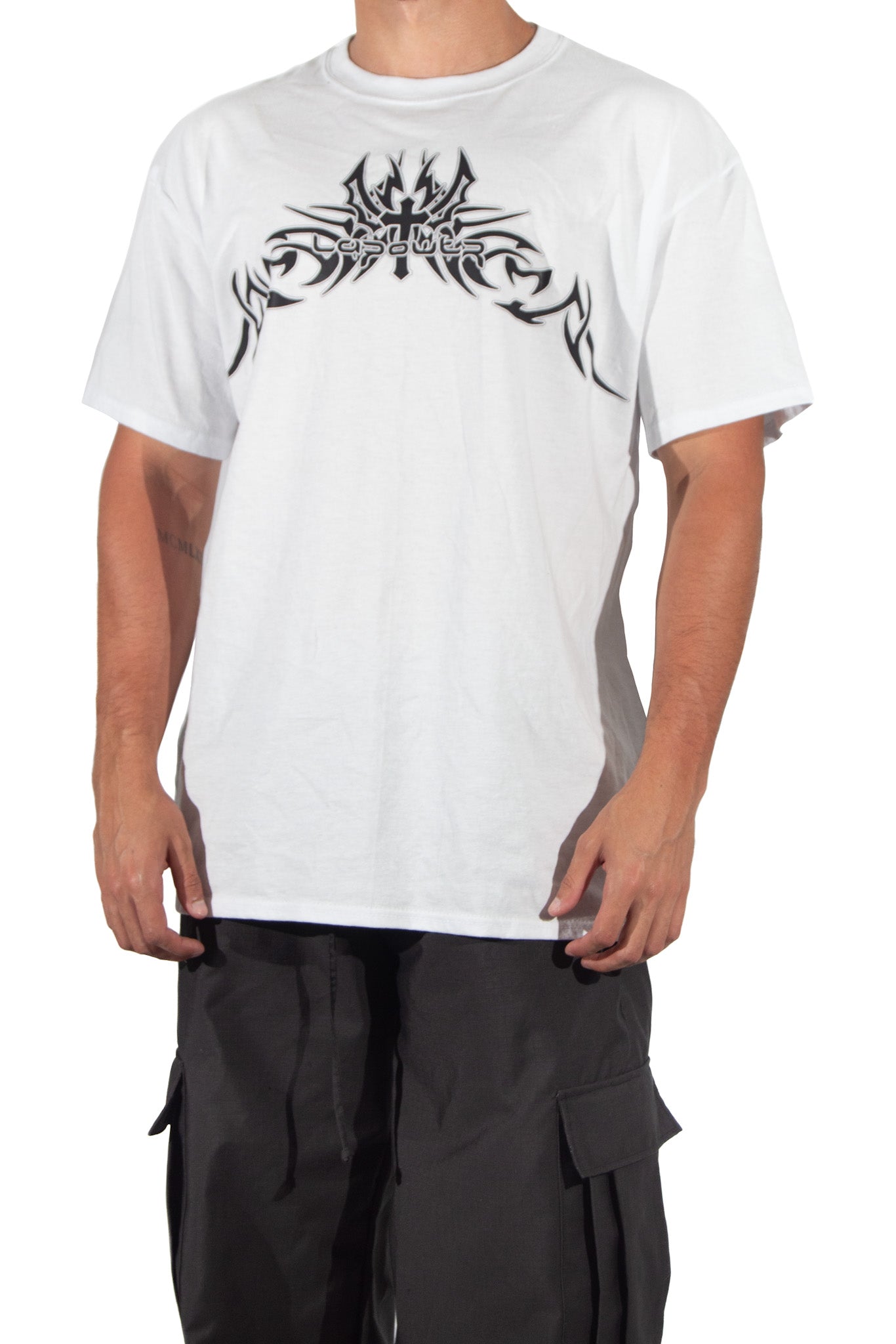 Power Tribal White T-Shirt