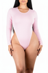 vibrant pink bodysuit soft breathable second-skin fit
