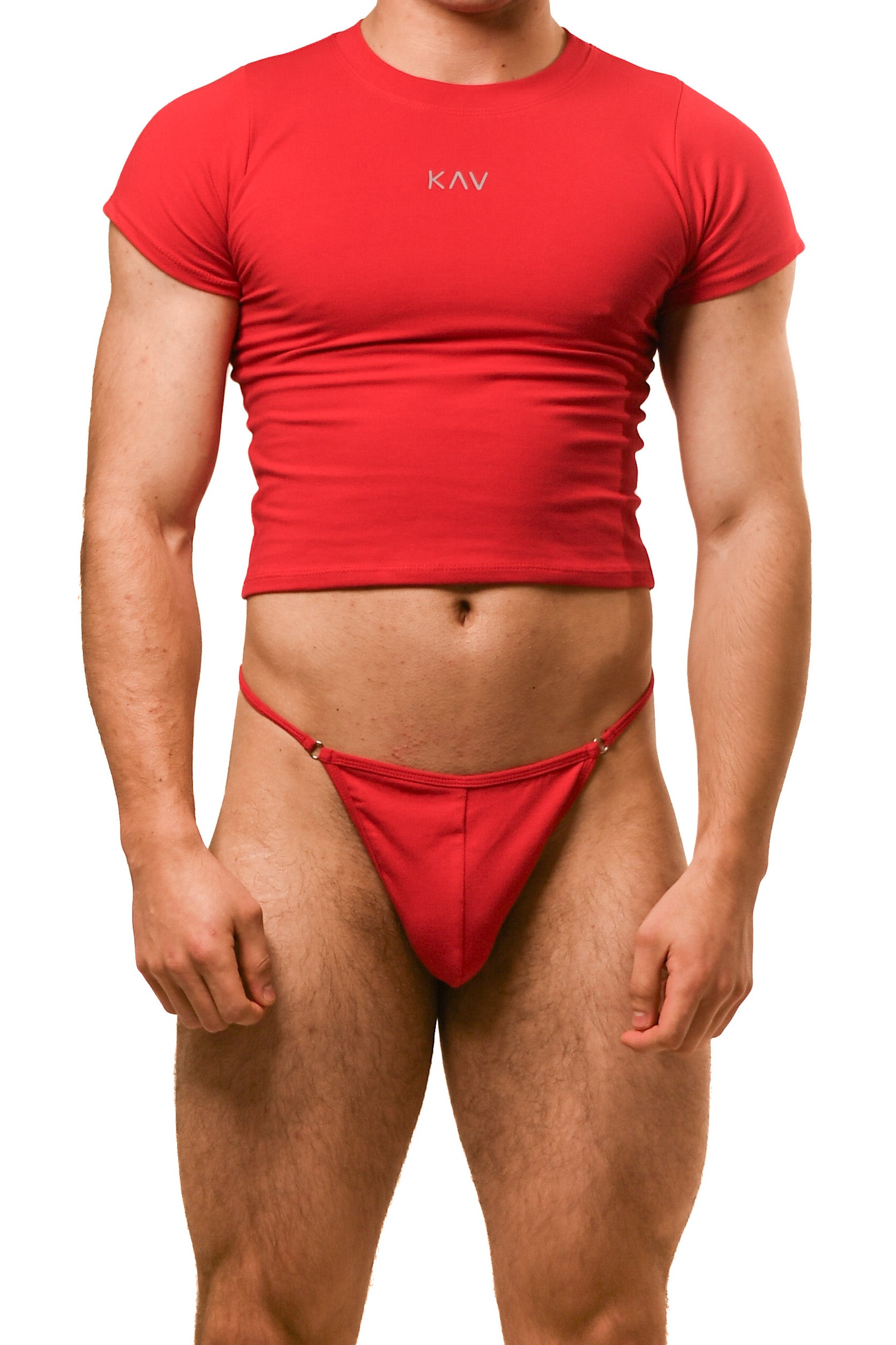 Red Alberto G-String Set