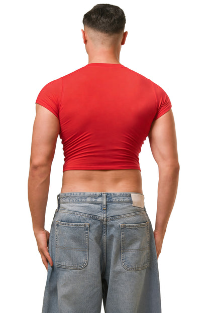 Red Magnet Baby Tee