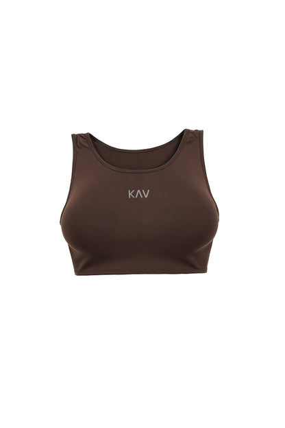 Brown Magnet Super Cropped Tank