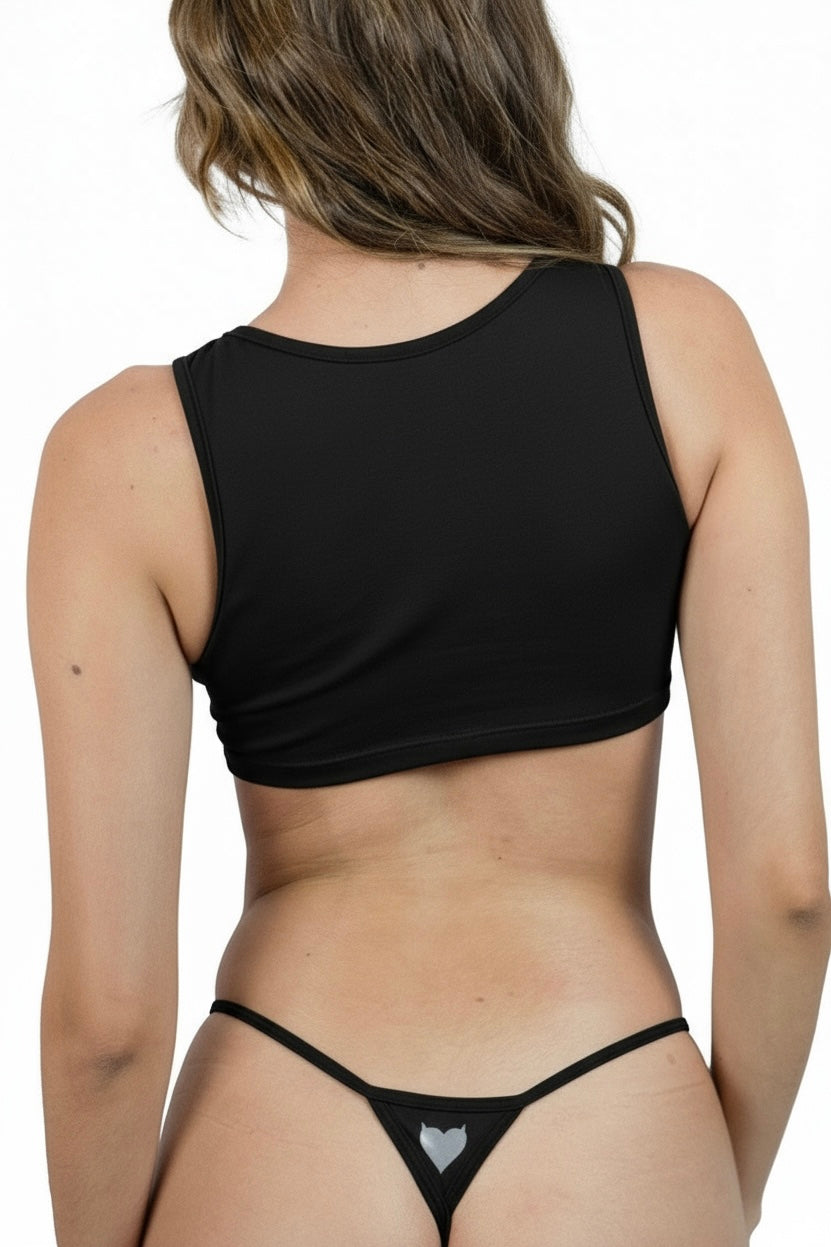 Black Woman G-String Thong