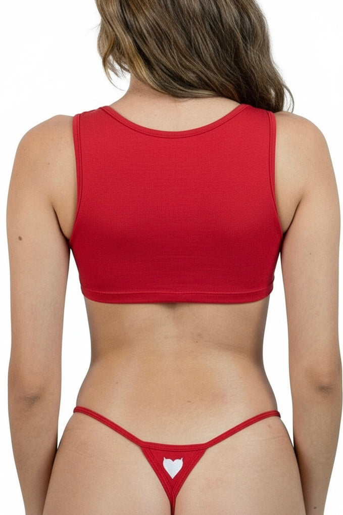 Red Woman G-String Thong