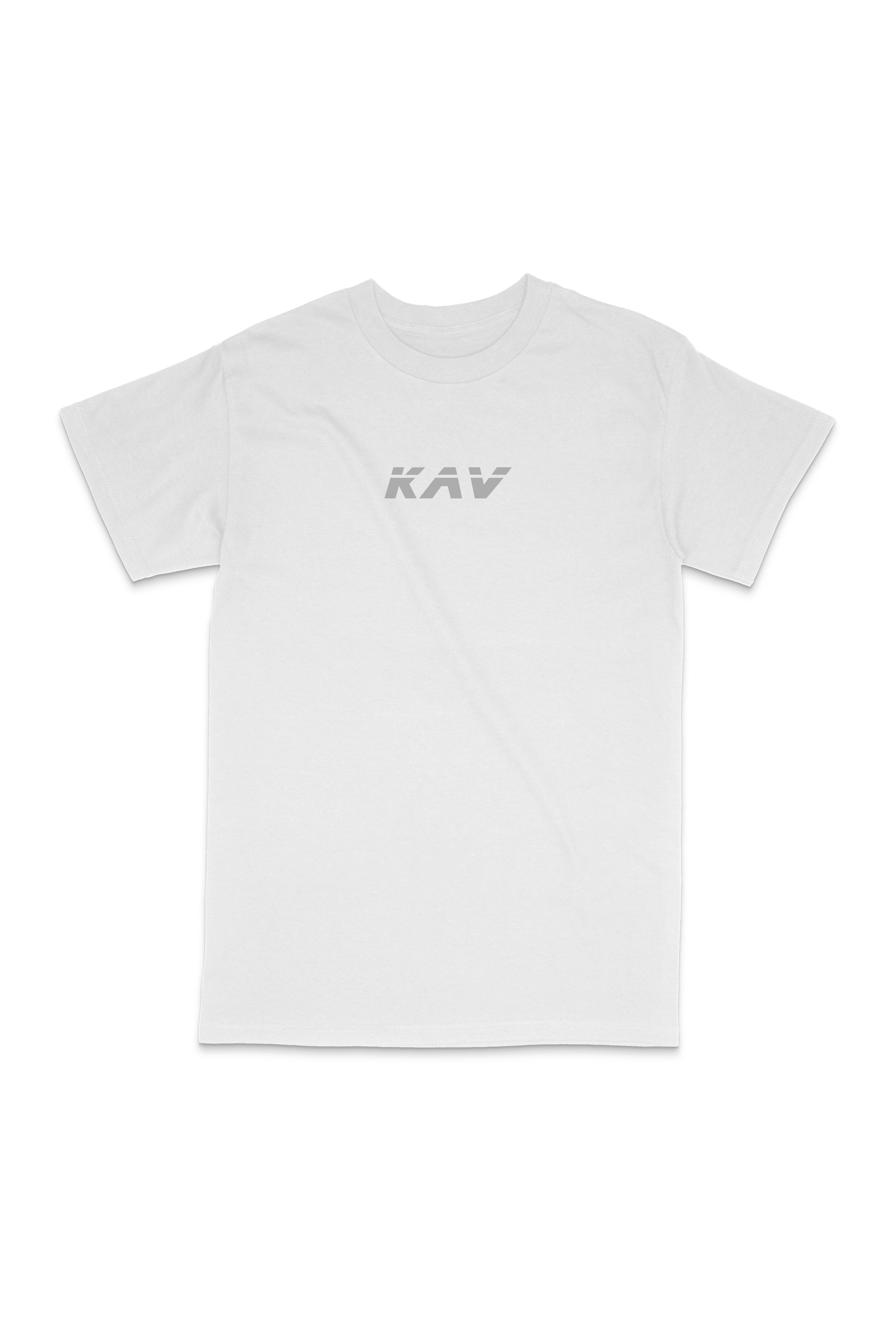 White KAV Oversized Tee