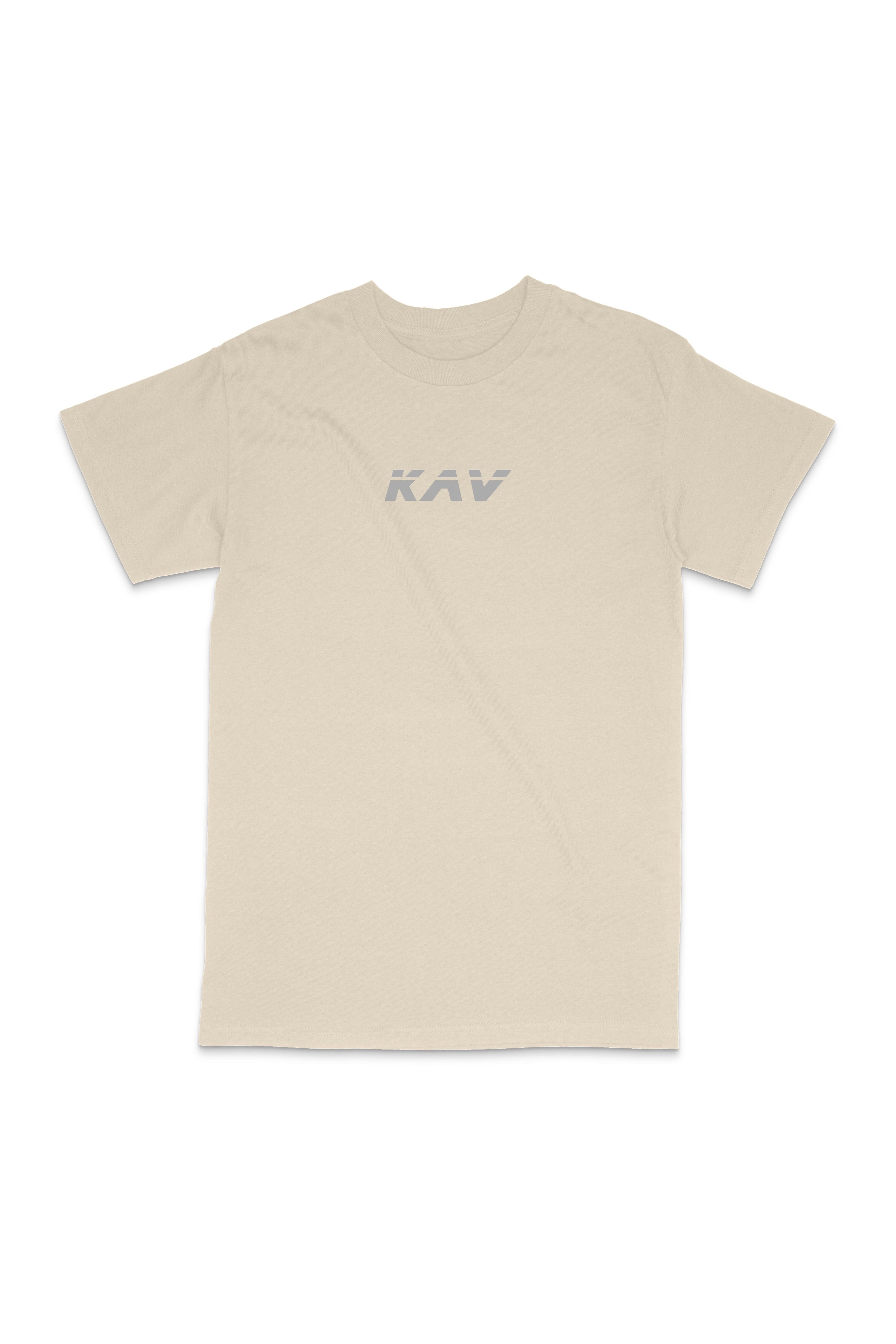 Beige KAV Oversized Tee