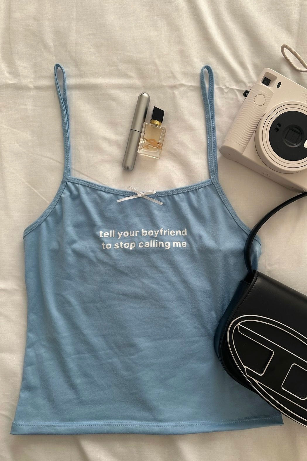 Don’t Call Baby Blue Tank Top