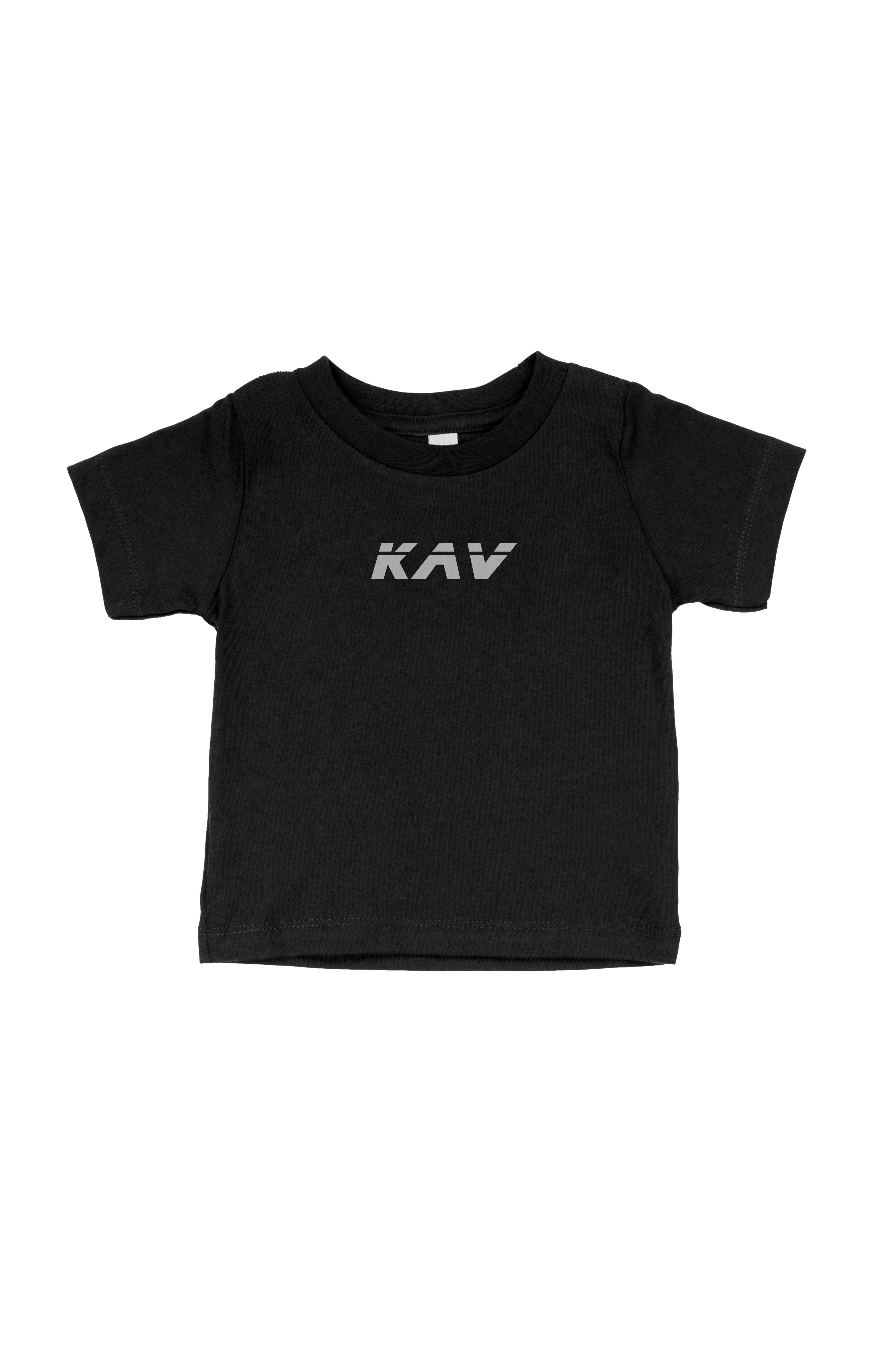 Camiseta negra para beb KAV Wear