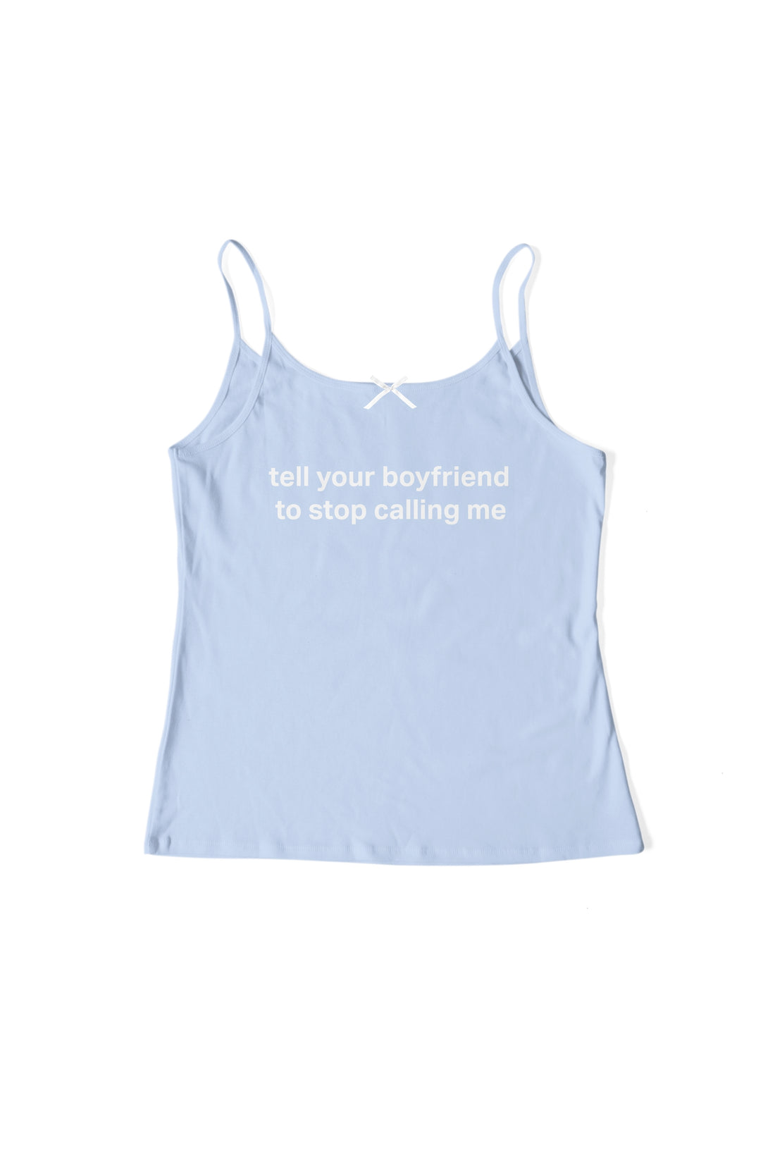 Don’t Call Baby Blue Tank Top