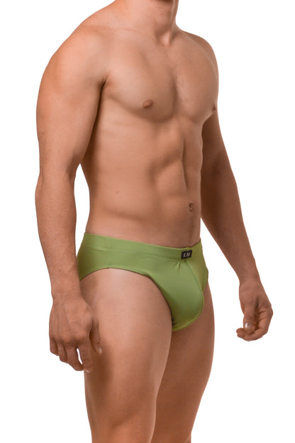 Green Minimal Swim Brief