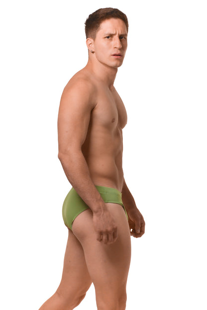 Green Minimal Swim Brief