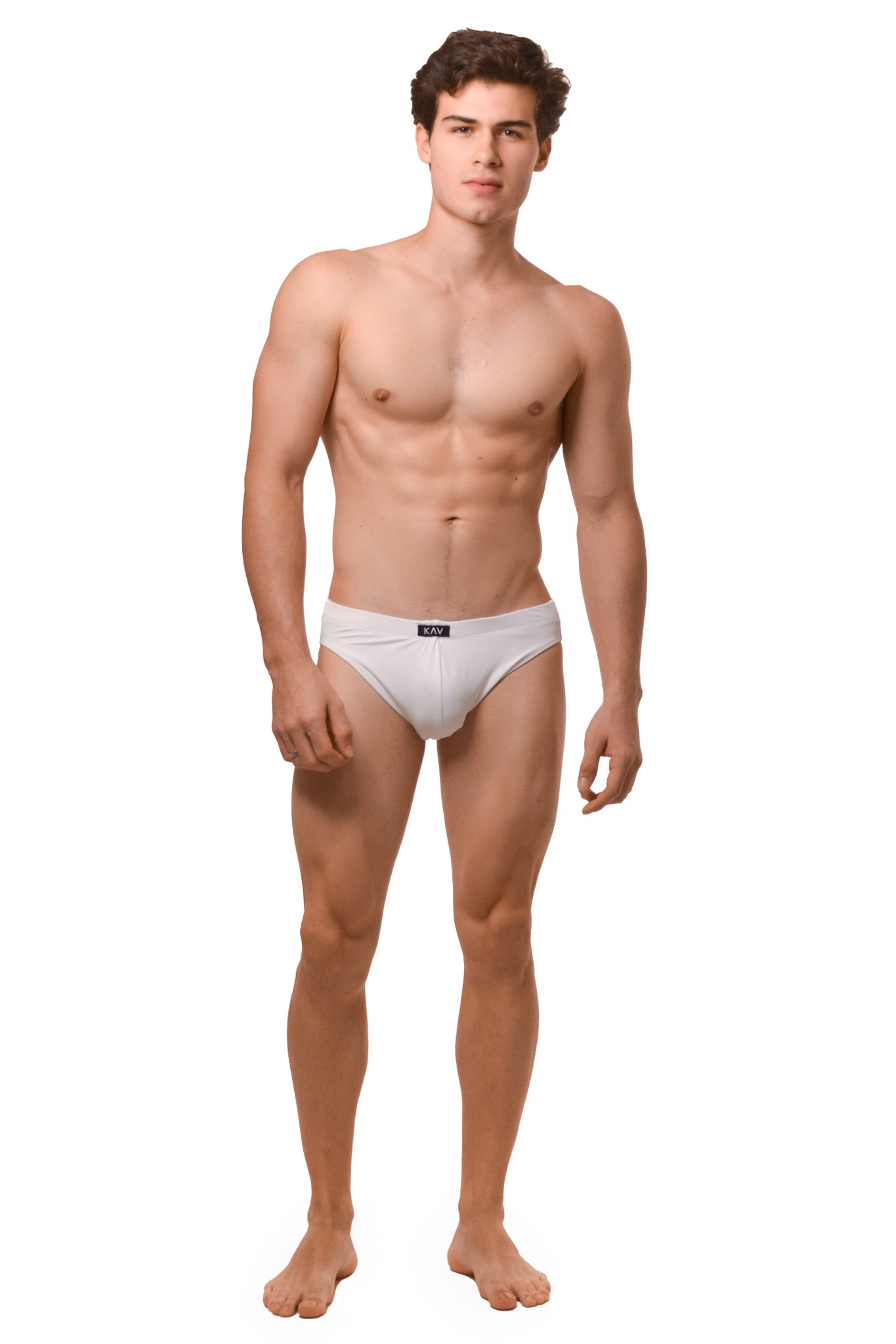 White Minimal Swim Brief