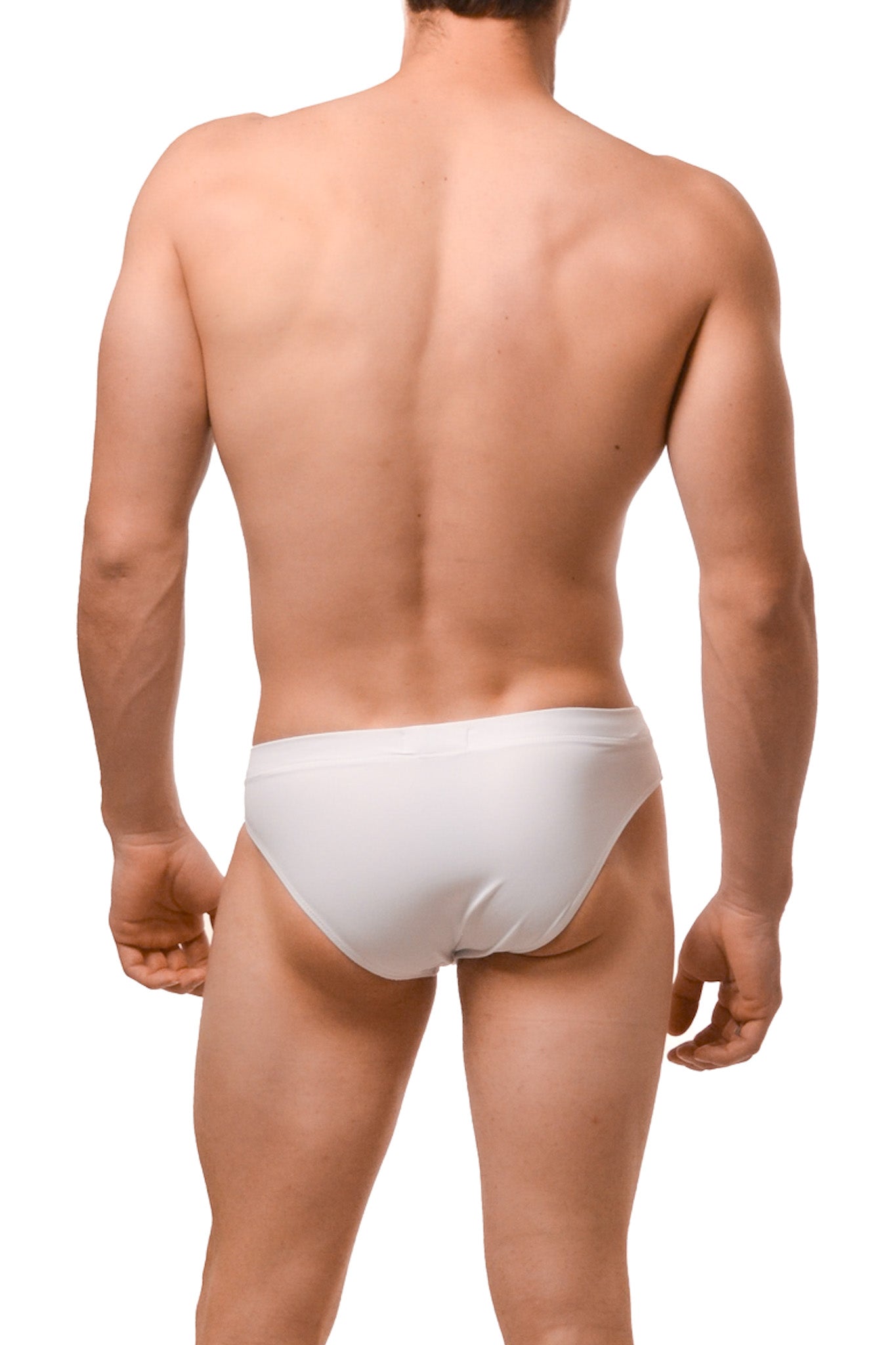 White Minimal Swim Brief