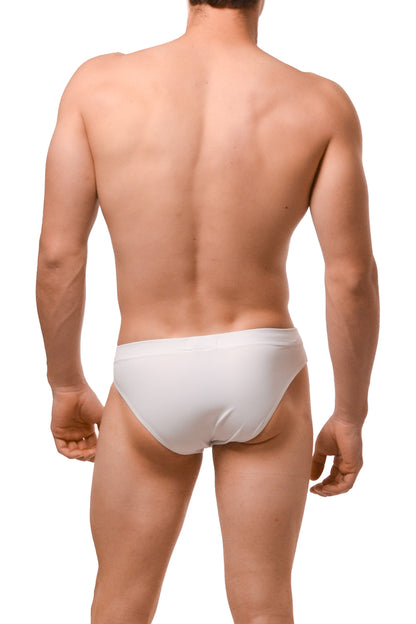 White Minimal Swim Brief