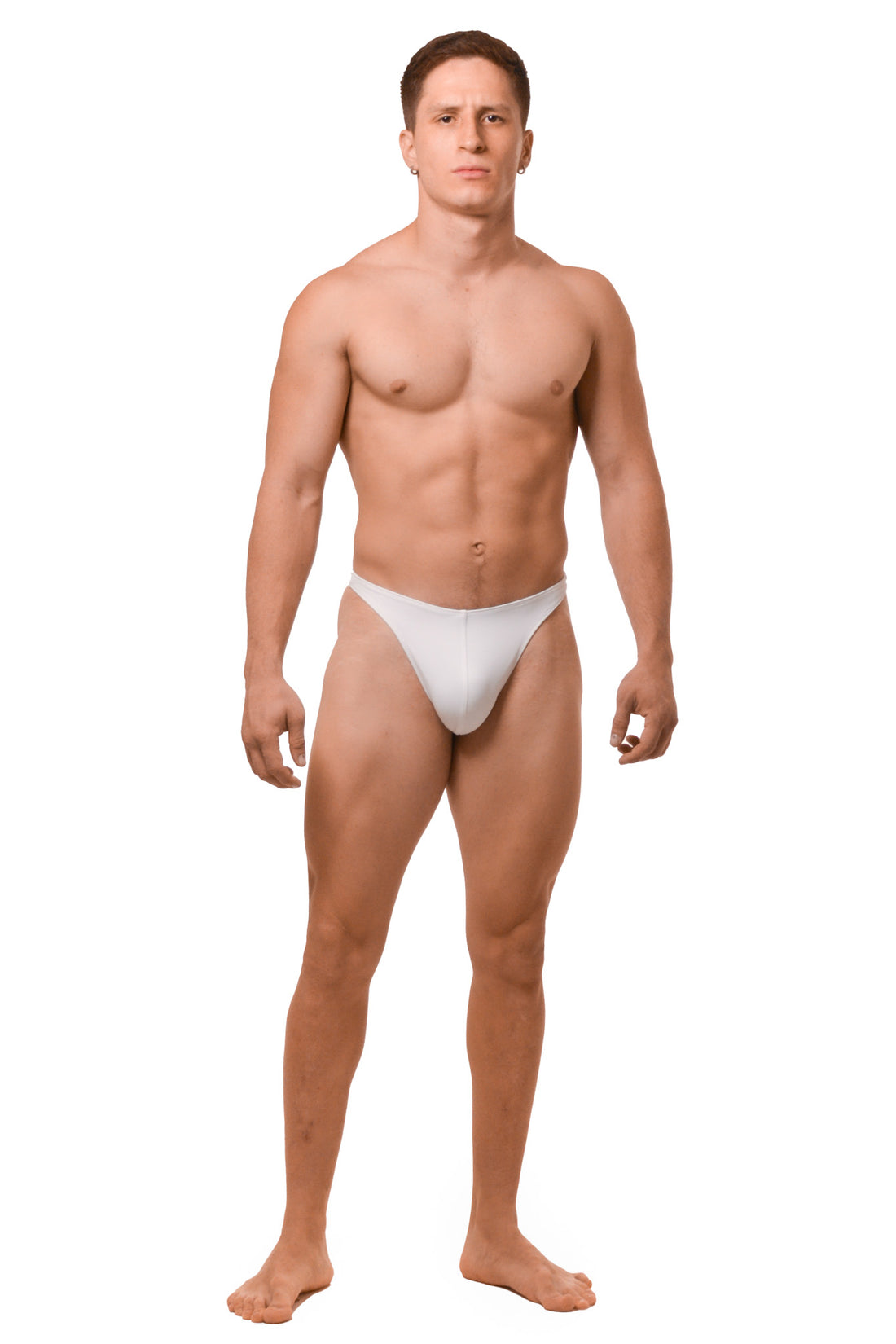 White Devils Swim Thong