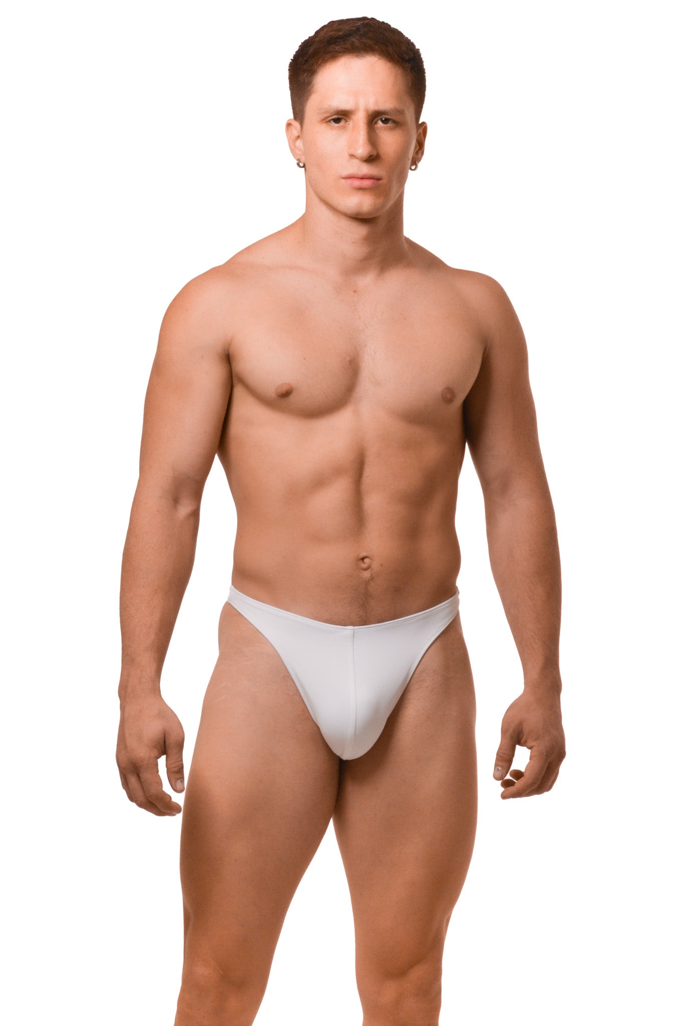 White Devils Swim Thong