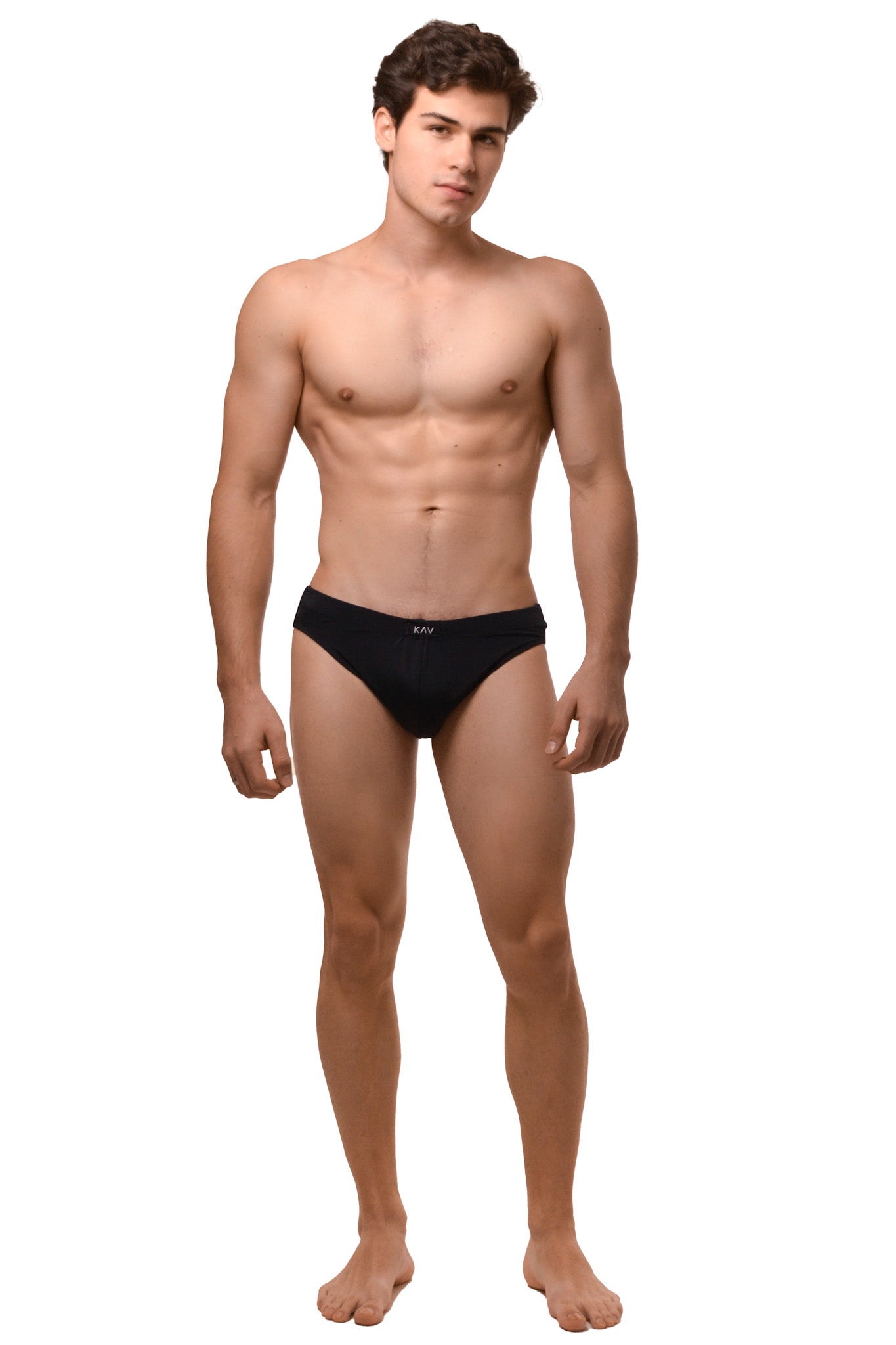 Black Minimal Swim Brief