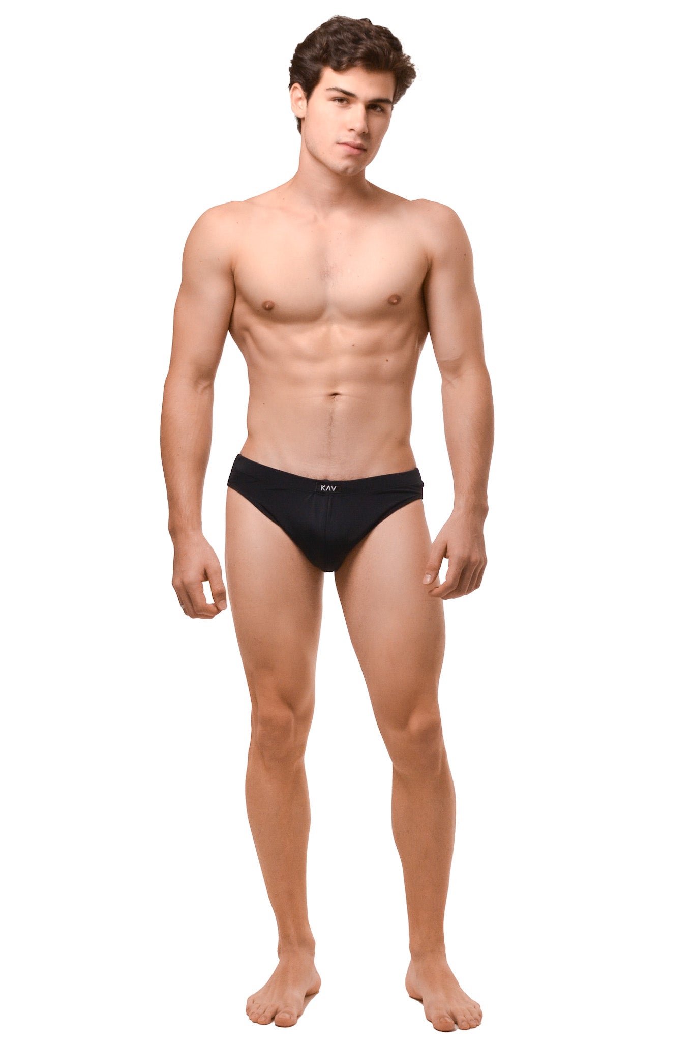 Black Minimal Swim Brief