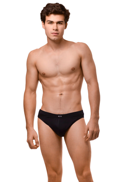 Black Minimal Swim Brief