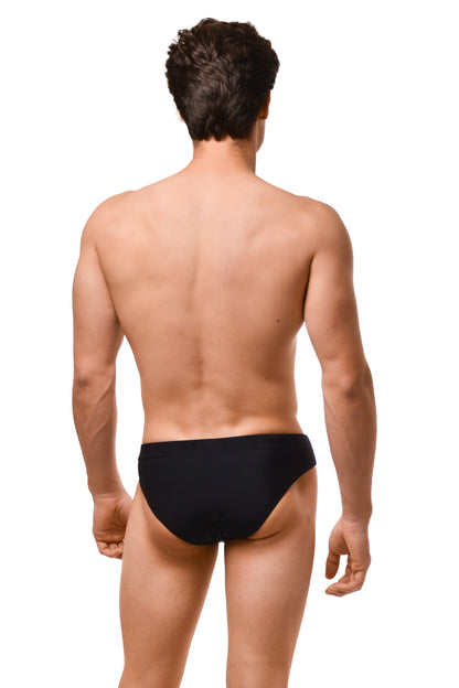 Black Minimal Swim Brief