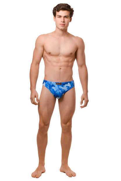 Blue Camo Devils Swim Brief