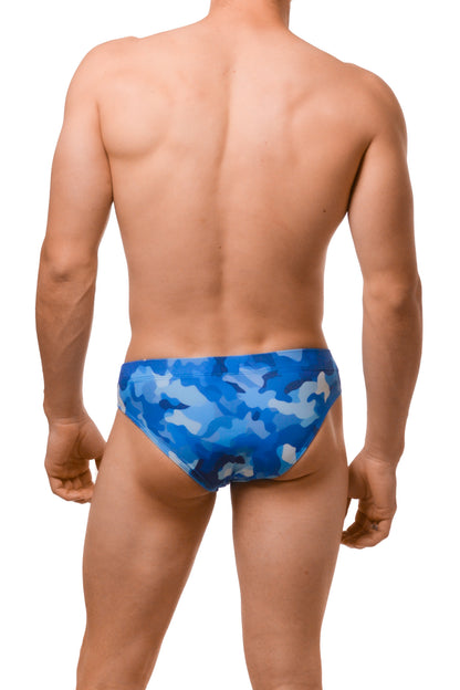 Blue Camo Devils Swim Brief