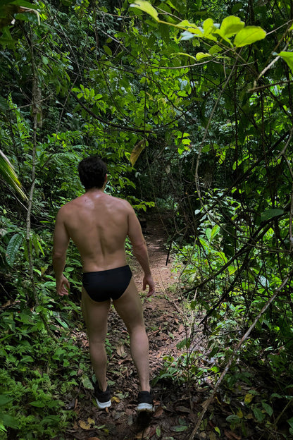 Black Minimal Swim Brief