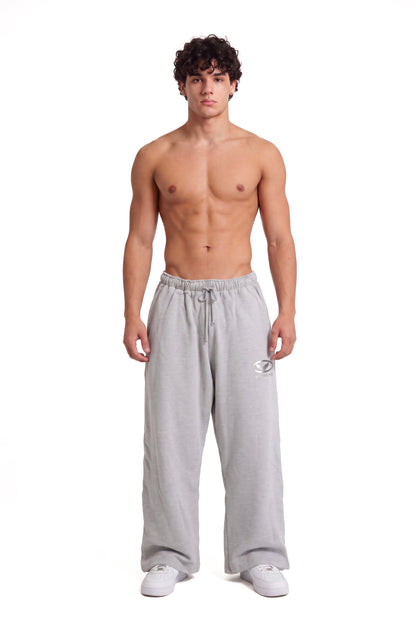 Gray Men Baggy Jogger Pants