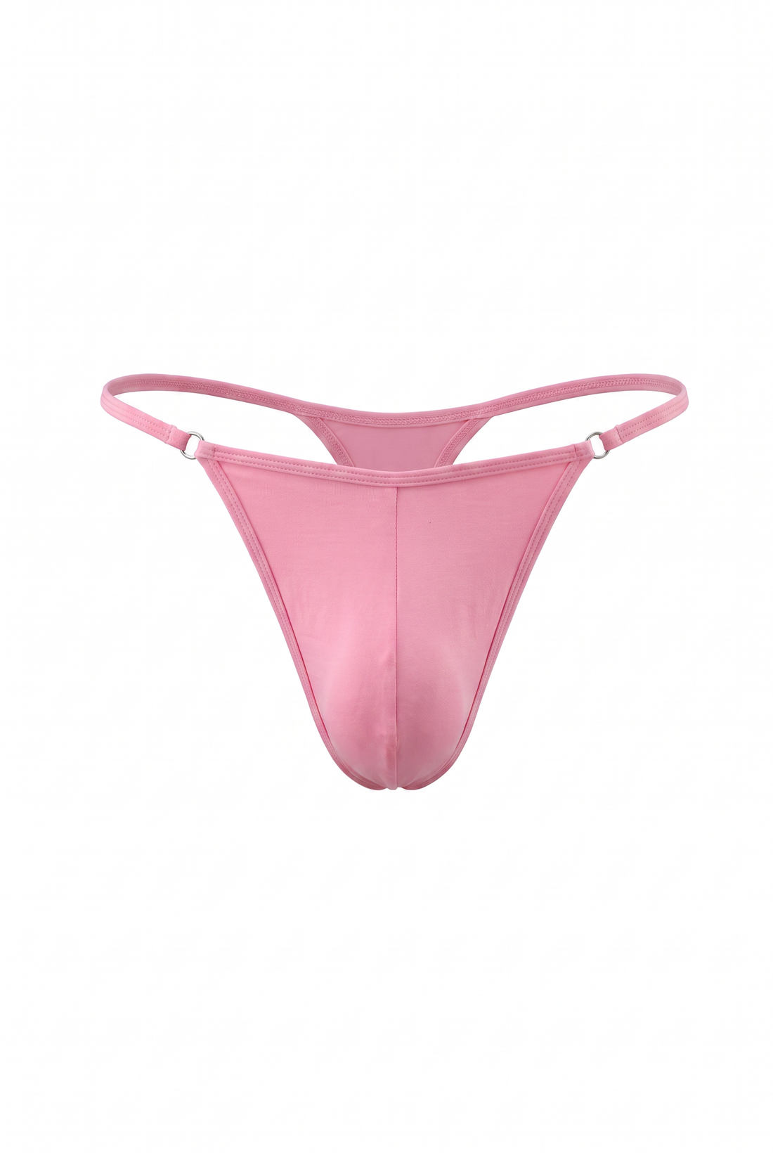 Pink Cotton Jersey Men G-String