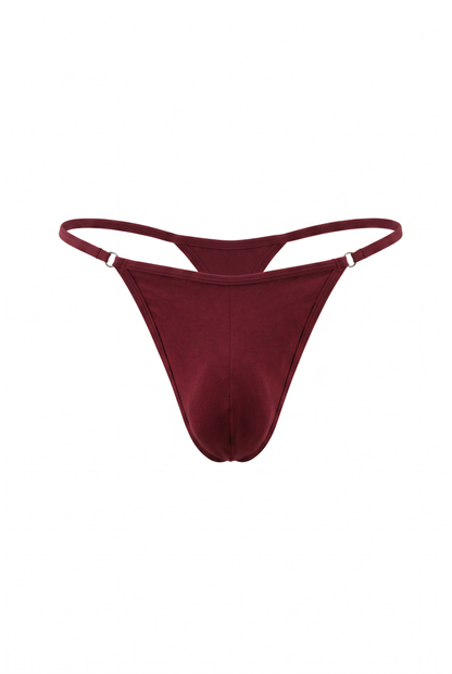 Dark Red Men G-String Thong