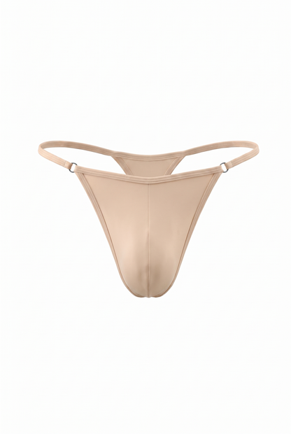 Beige Men G-String Thong