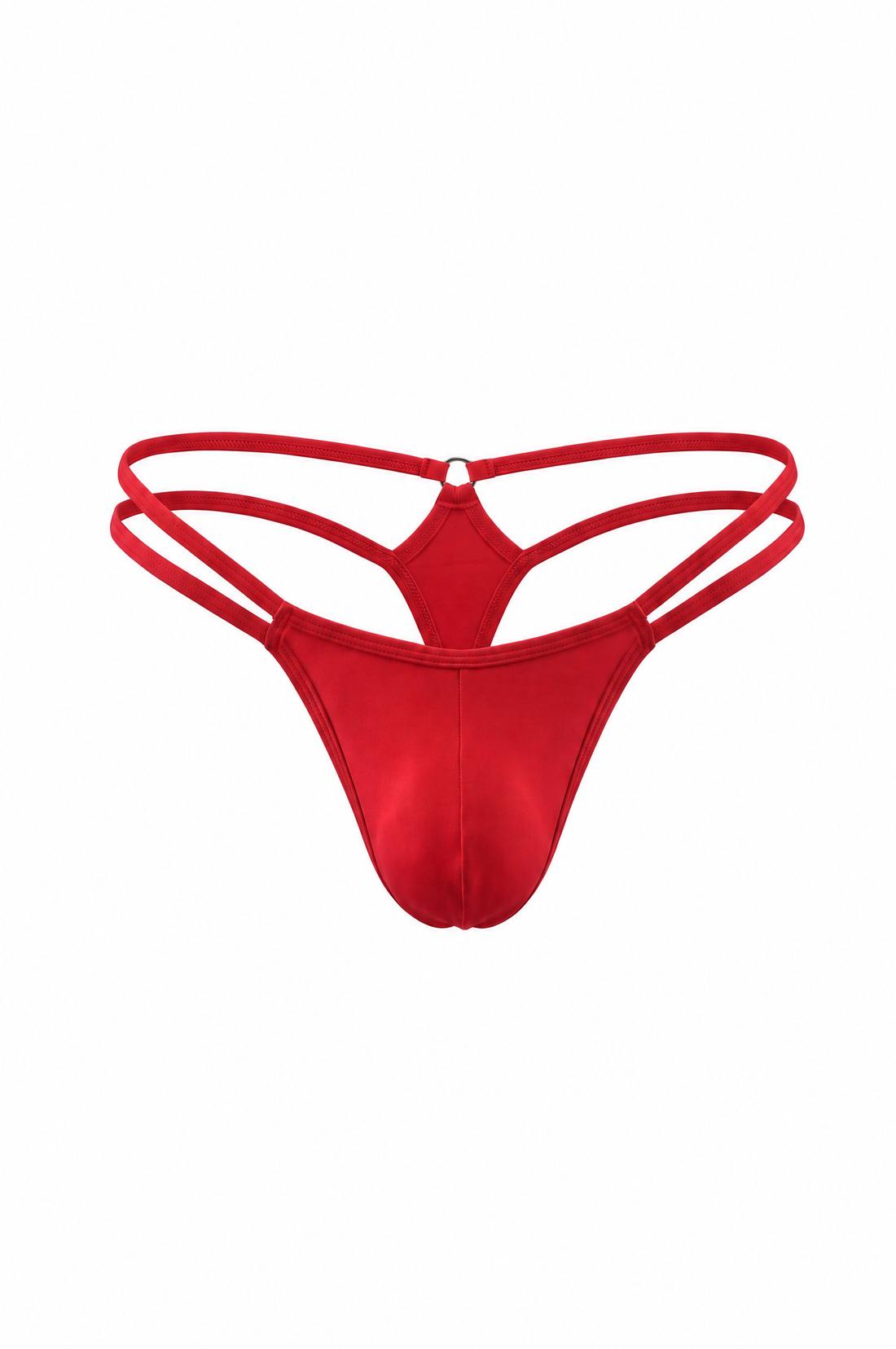 Red Men Double String G-String Thong