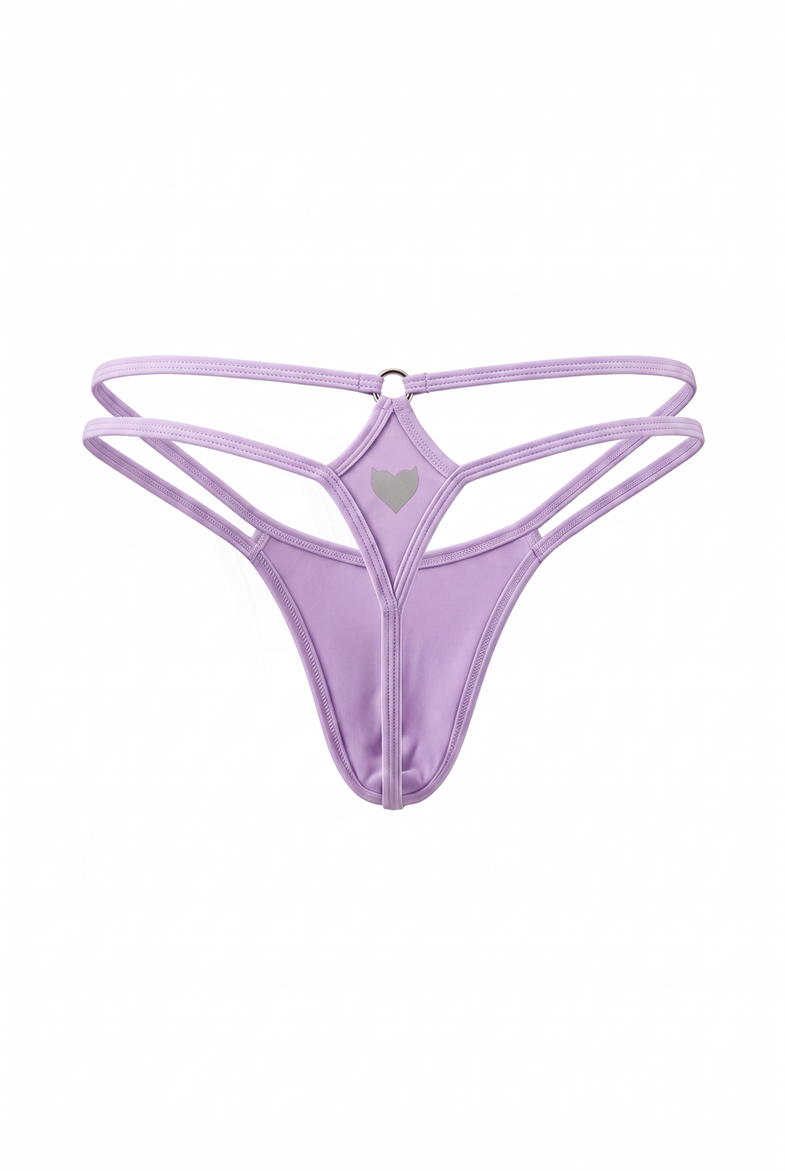 Lilac Men Double String G-String Thong