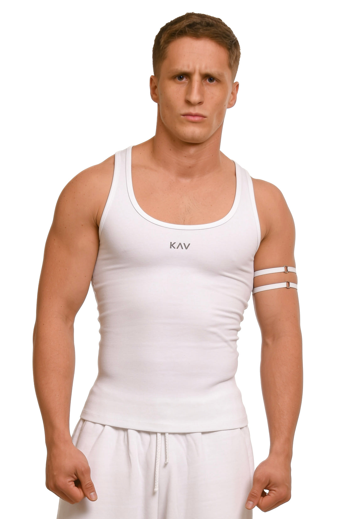 Original White Muscle Tank Top