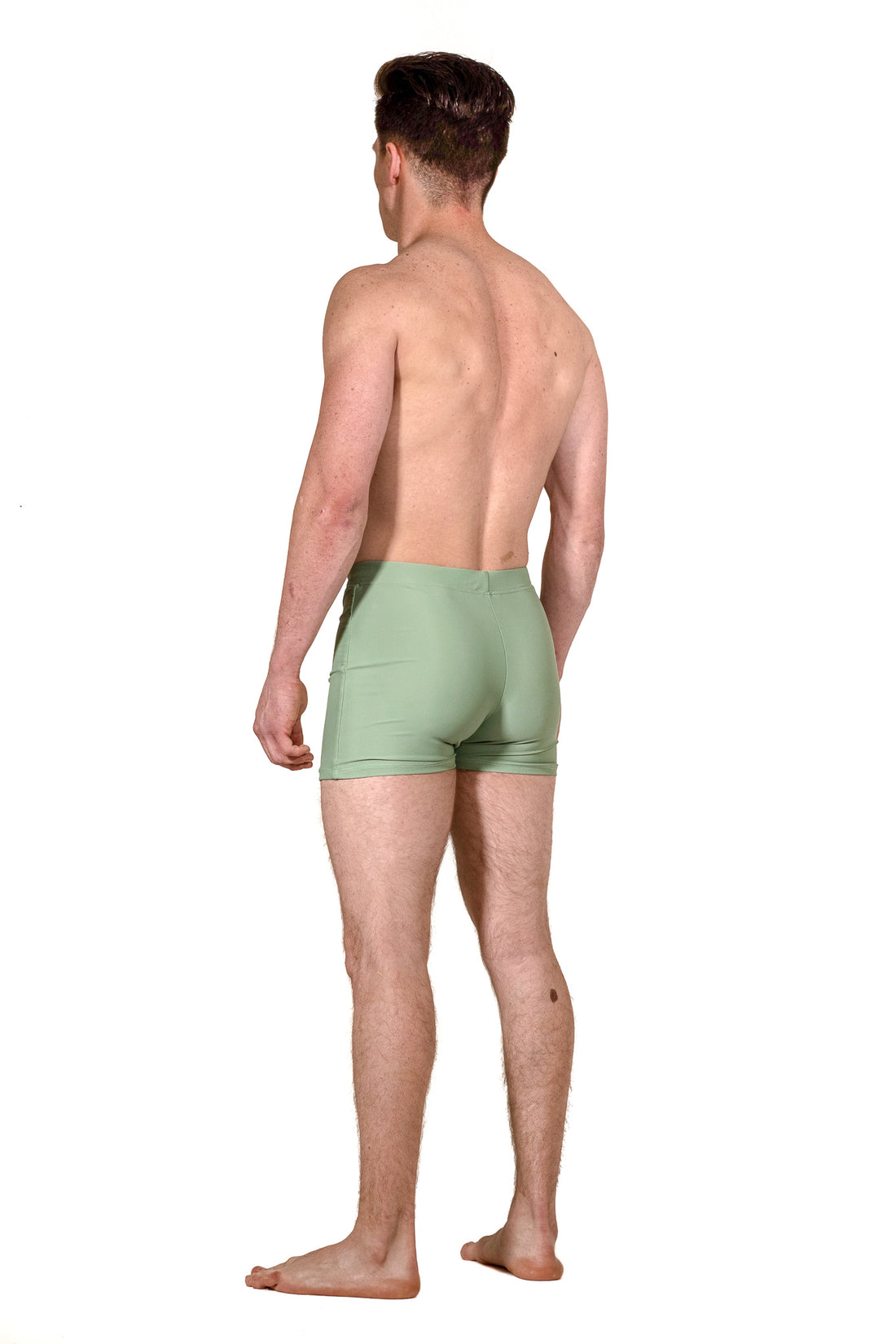 Green Spandex Swim Short - KAV Wear 
