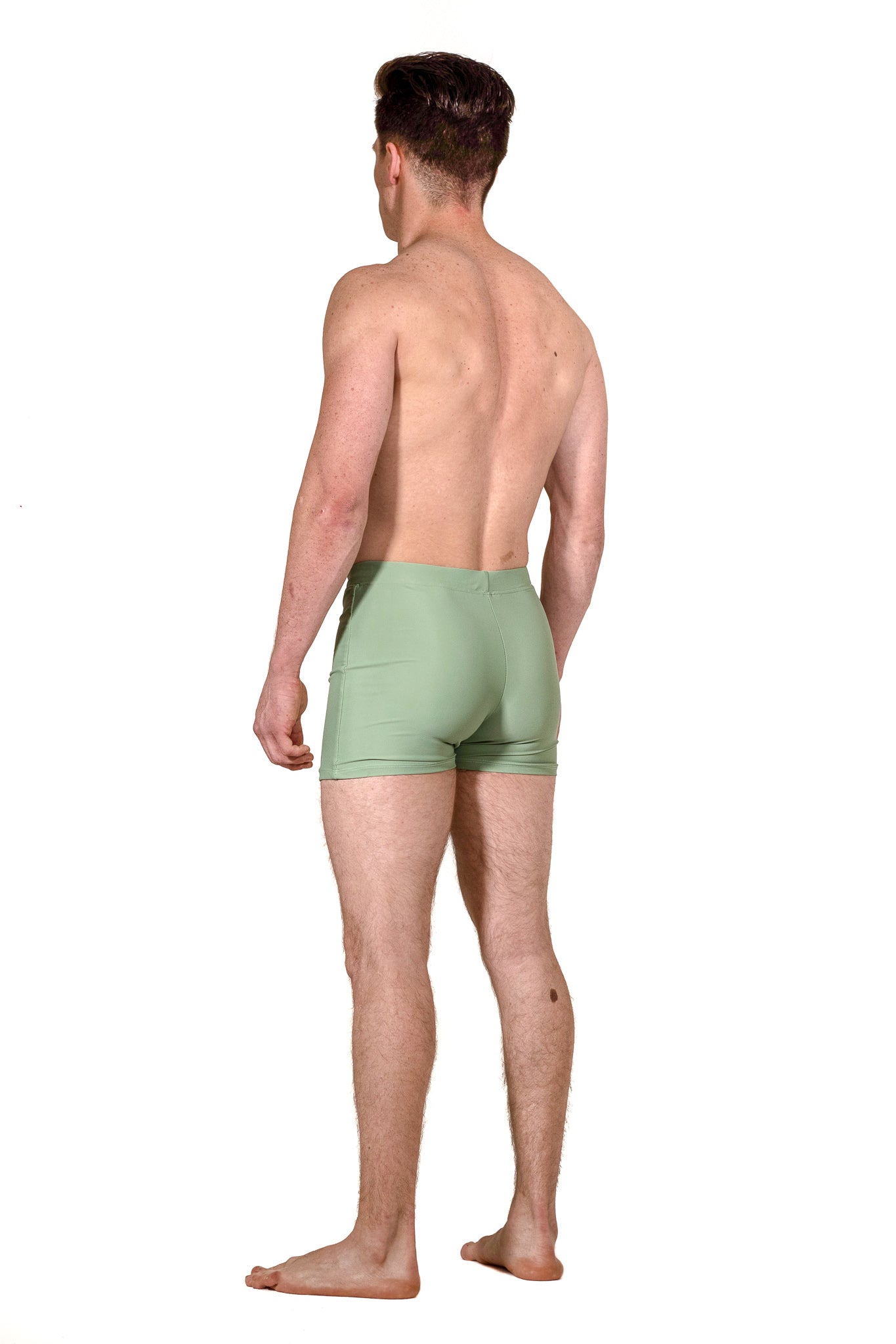 Green Spandex Swim Short - KAV Wear 
